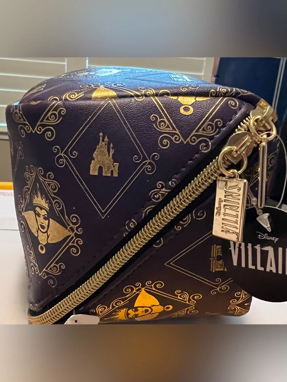 Bath & Body Works / Disney Villains Purple/Gold Make up bag